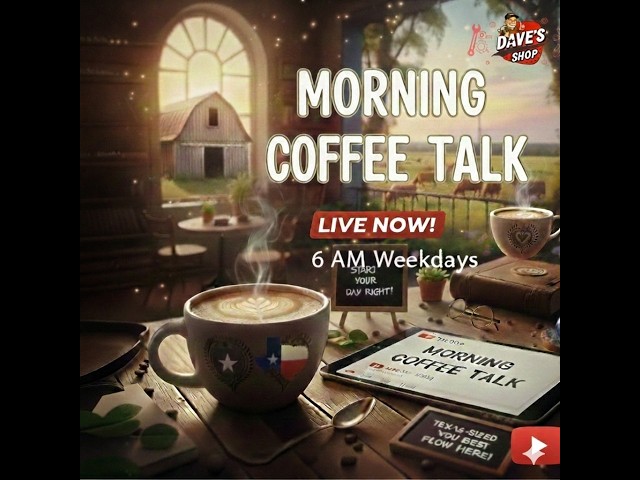MORNING COFFEE TALK LIVE WITH DAVE