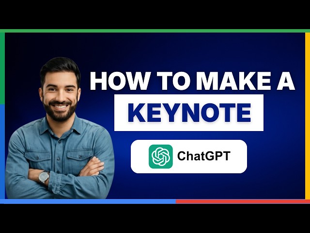 How to make a keynote with ChatGPT[2026 Full Guide]