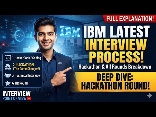 How to Crack IBM Interview & Hackathon Round (Step-by-Step Guide)