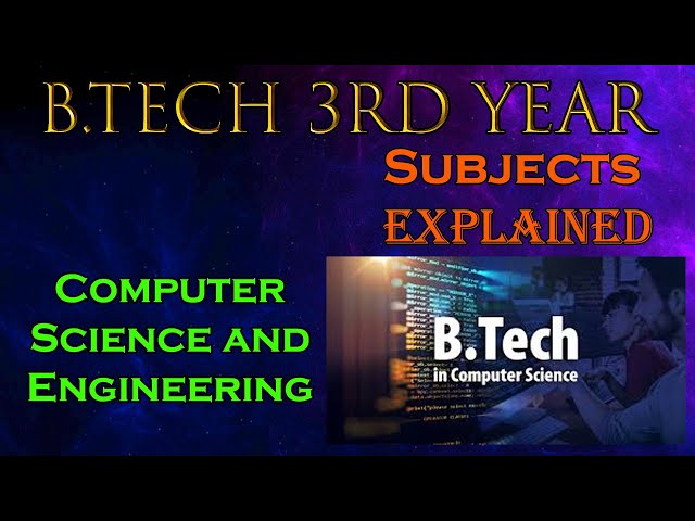Btech 3rd Year CSE Subjects Explained | Abhinav Vengala