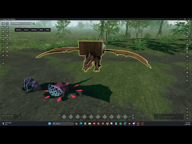 3D Animations module for FoundryVTT - Release v1.3.42 - for 3DCanvas - Bed Dragon Wyrmling