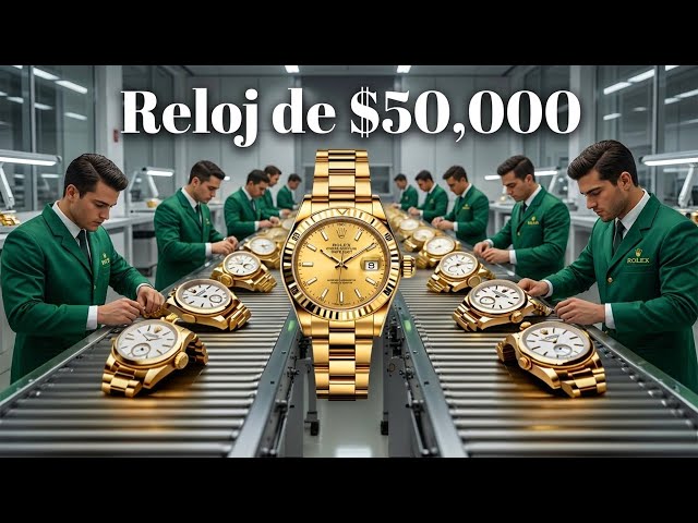 Dentro de la fábrica de oro de Rolex: De lingote de oro macizo a reloj de $50,000