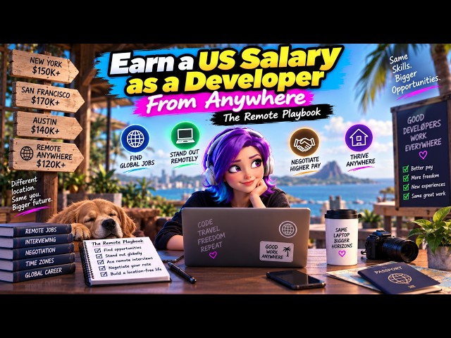 Earn a US Salary as a Developer From Anywhere: The Remote Playbook