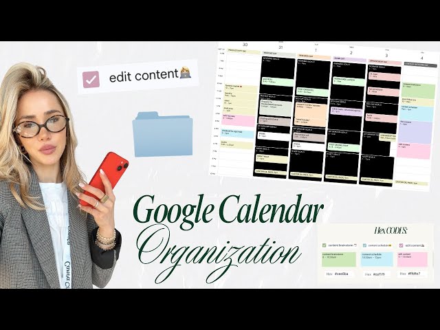 How To Organize Your ENTIRE Life 👩🏼‍💻 Google Calendar Productivity Systems