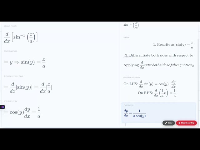 Class 12 Maths | Differentiation of Inverse Sine | CH-2-EX-1-Q-16