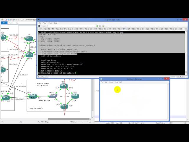 CCIE Labs   EIGRP MD5 Authentication, SHA1 Authentication and Auto Key Rolloever