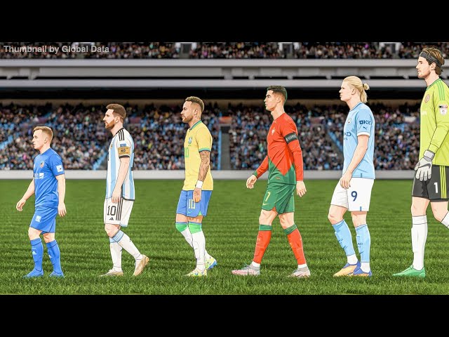Soccer Players Height Comparison | Animated Size Comparison