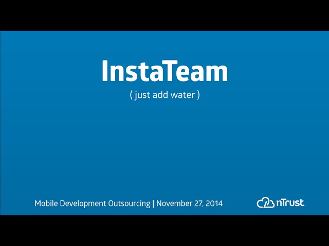 Mobile Development Outsourcing: Do's and Don'ts - November 27, 2014