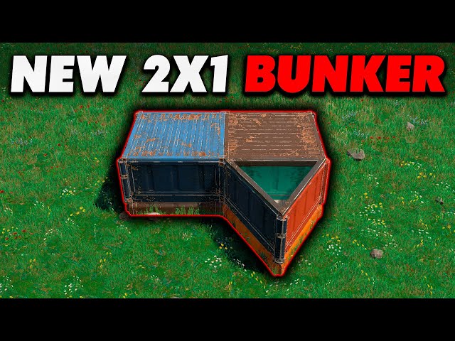 NEW 2x1 BUNKER In Rust 2026 | Rust Building Tutorial