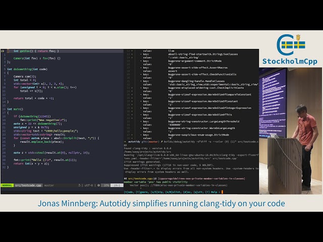Jonas Minnberg: Autotidy simplifies running clang-tidy on your code