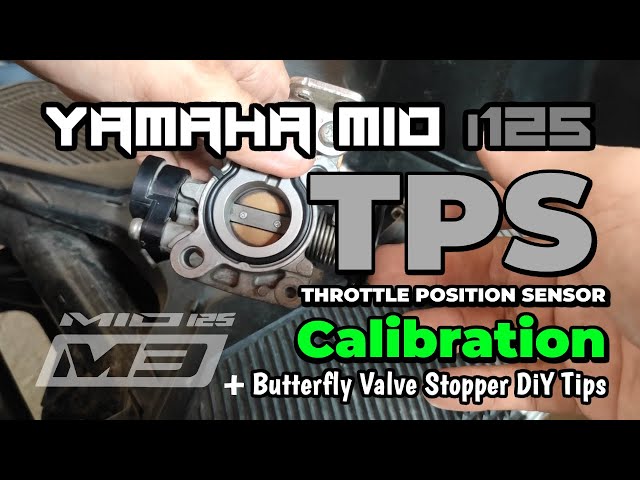Yamaha Mio i125 TPS CALIBRATION (Throttle Position Sensor) | Butterfly Valve Stopper DiY TIPS