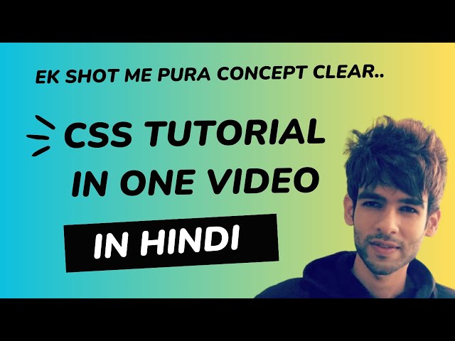 CSS Tutorial For Beginners | CSS Tutorial in One Video | Learn CSS in depth | Codzify Tutorials