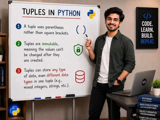 Learn Tuples in Python - Part 11 | AK QuickCode #codinginenglish #coding #programming #technology