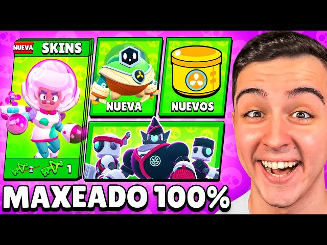 COMPRO Y MAXEO 100% el NUEVO PASE de BRAWL STARS 😱💶
