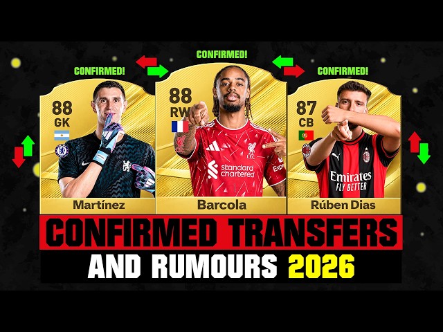 FIFA 27 | NEW CONFIRMED TRANSFERS & RUMOURS! 🚨🔥 ft. Barcola, Martinez, Ruben Dias... etc