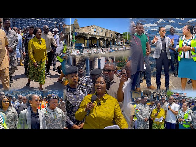 Heartwarming🔥Vice Prez.Jane Naana Visits Tudu Fire Outbreak,Donates to Affected Pure Water Sellers