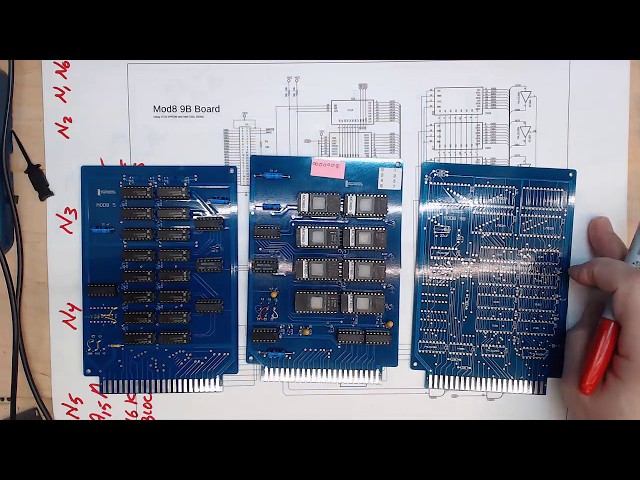 {42} MIL MOD8-9 1702A EPROM, 2113 RAM, 8316 ROM 4K Memory Board Address Decoding