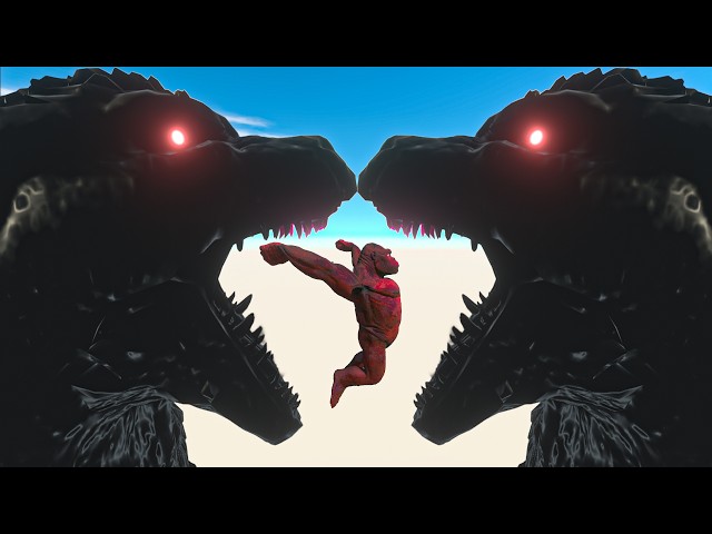 Godzilla Minus and Reach the Evolution Gate 2 - Animal Revolt Battle Simulator