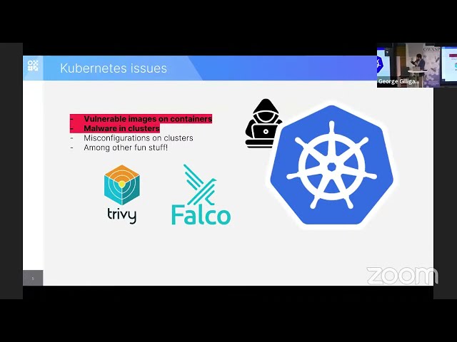 Using Trivy and Falco to Detect Malware and exploitable binaries in a Kubernetes Environment