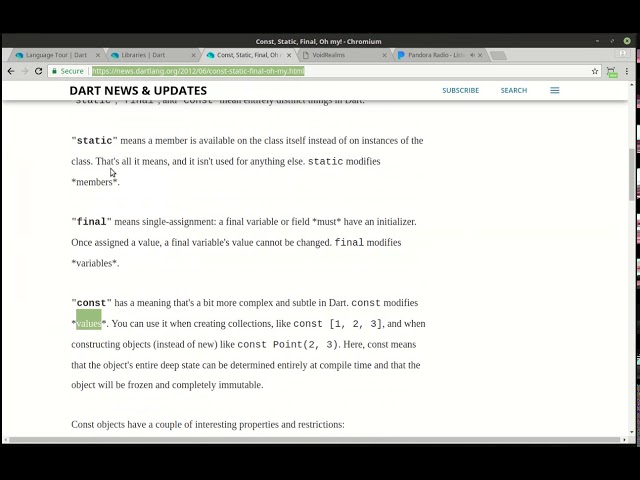 Flutter 2  -  Variables
