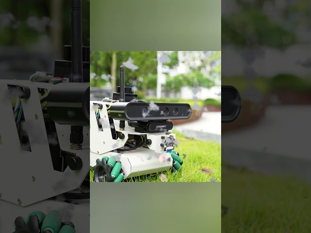 😎Smooth lateral motion? Watch this robot prove it!  #D-robotics #RobotCa人#RDKX5 #ros2