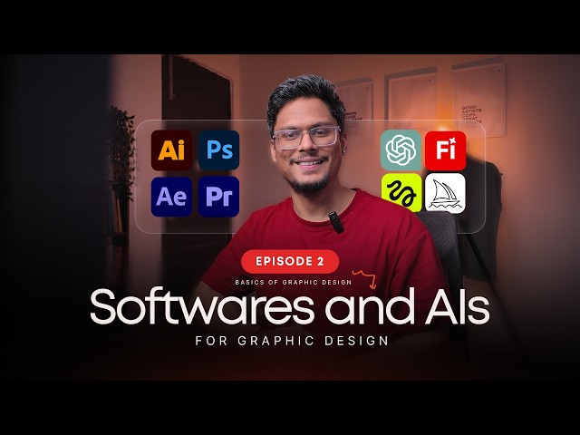 My List of AIs and Software for Graphic Designers | Ep2 | Full Course