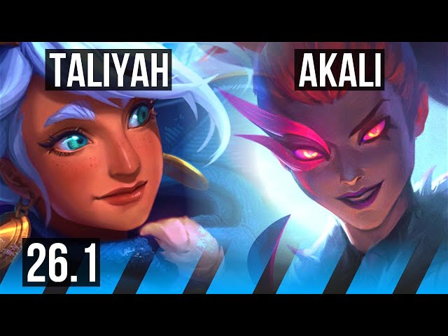 TALIYAH vs AKALI (MID) | BR Challenger | 26.1