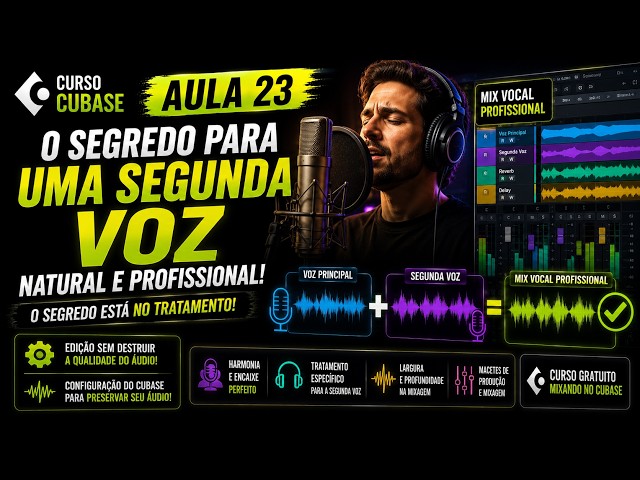 🎤 The Secret to a Natural and Professional Double Track | CUBASE COURSE | LESSON 23