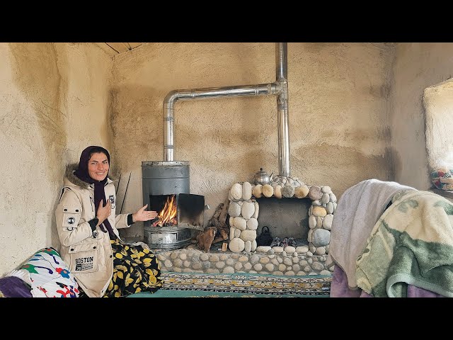 Flames of Hope in the Stone House: Zari and Rojan's Mother and the Wood Stove