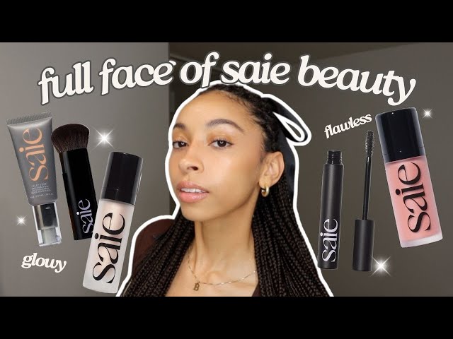 Full Face of Saie Beauty | Glowy & Flawless Clean Makeup Tutorial