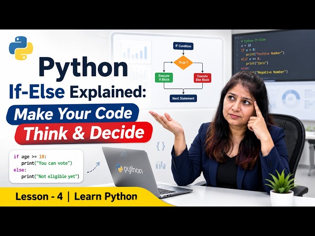 Learn Python If-Else and Elif statements in a simple and easy-to-understand way! | Lesson 4