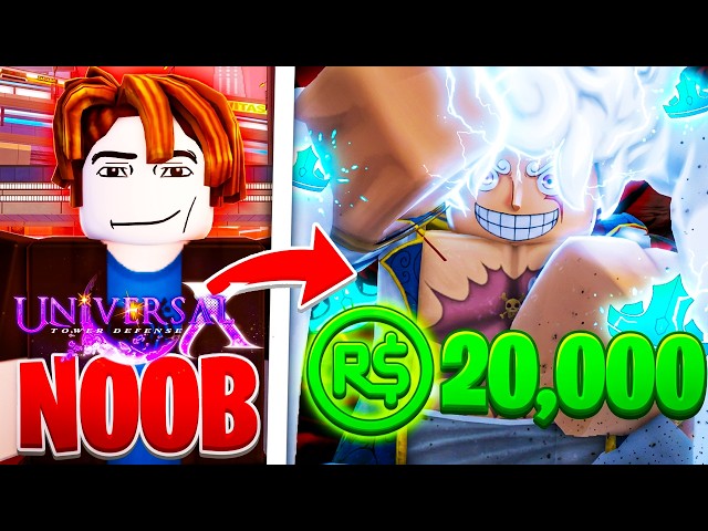 I Spent $20,000+ Robux to Make My Subscriber OVERPOWERED In Universal Tower Defense!