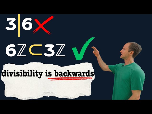 your teacher taught you divisibility backwards