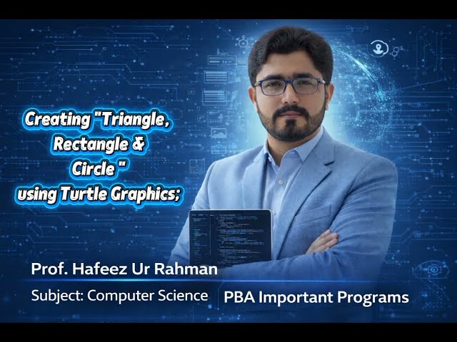 ​Python Turtle Graphics Tutorial: Draw Rectangle, Triangle & Circle