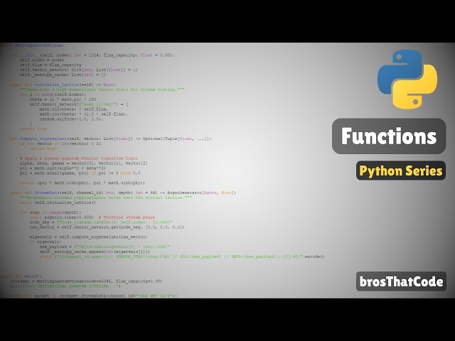 Python - Functions with Parameters