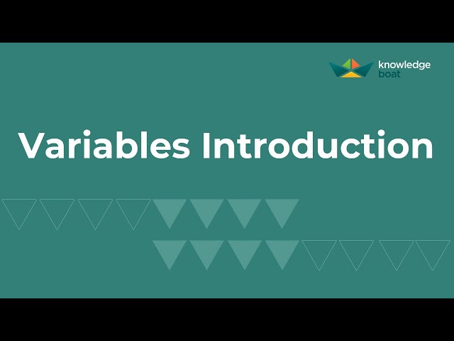 Introduction to Variables | ICSE Computer Applications | Java & BlueJ