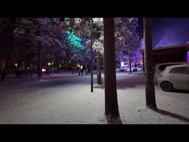 🔴 Santa Claus Village Rovaniemi 24/7 🎅❄️ Magical Snow Walk in Lapland, Finland 🇫🇮 Christmas Ambience