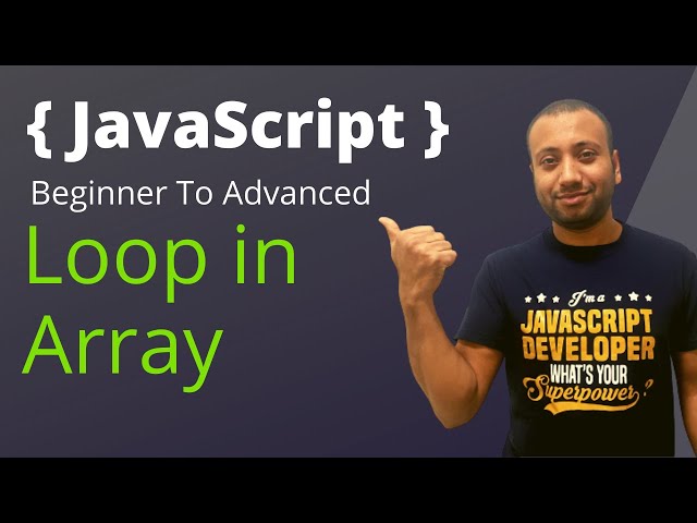 javascript bangla tutorial 35 : How to loop an Array