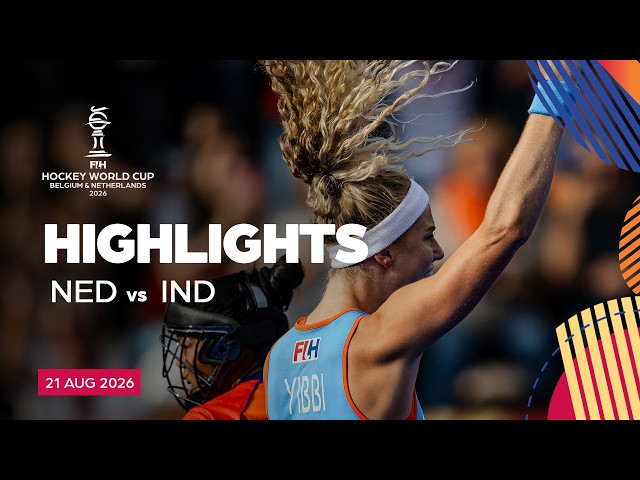Copa Mundial de Hockey Femenino FIH 2026, Partido 28: Países Bajos vs. India | #HWC2026