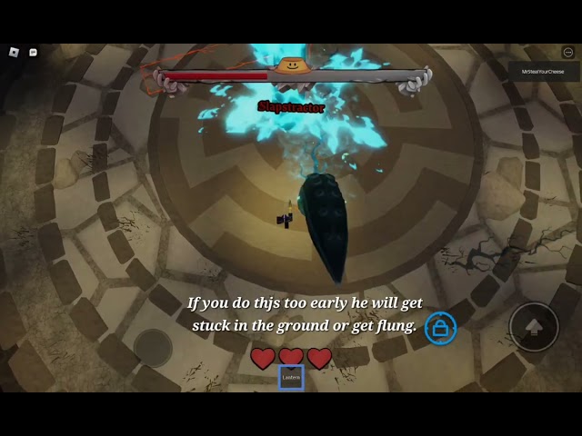 How to instantly kill golem on guide boss slap battles!