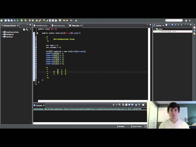 Programming for Beginners in Java - 24 - Multidimensional Arrays