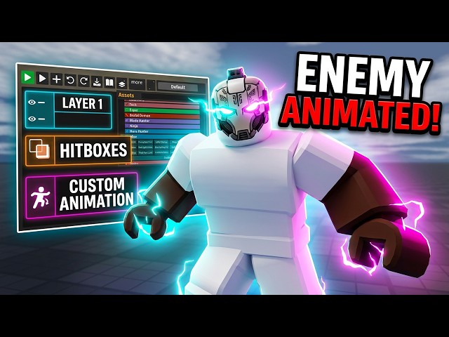 HOW TO ANIMATE THE ENEMY WITH ANY ANIMATION.. | THE STRONGEST BATTLEGROUNDS