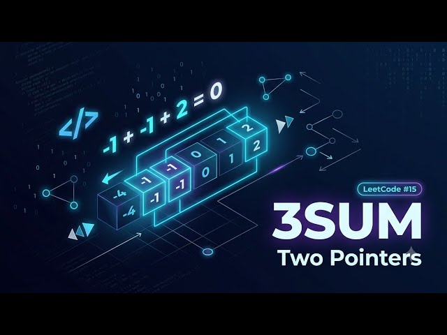 3Sum (LeetCode 15) | Best Two Pointers Explanation | Coding Interview Prep