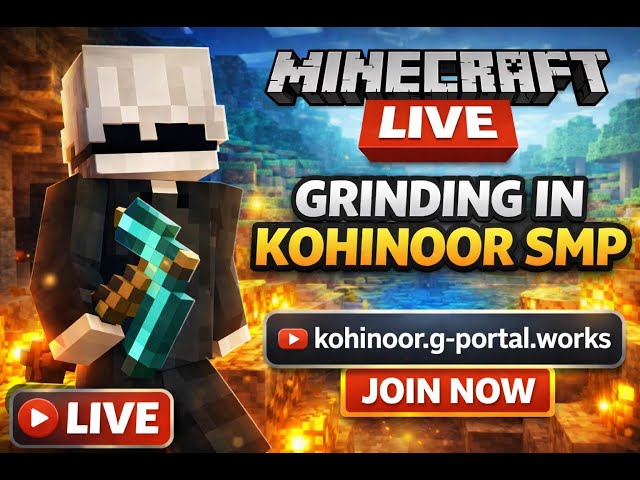 🔴 Kohinoor S3 SMP LIVE | The Rise of D4rkPlayz