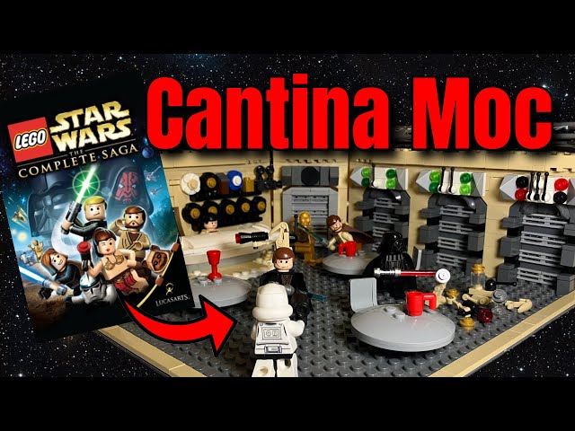 I BUILT The Mos Eisley CANTINA from THE COMPLETE SAGA! - LEGO Star Wars MOC