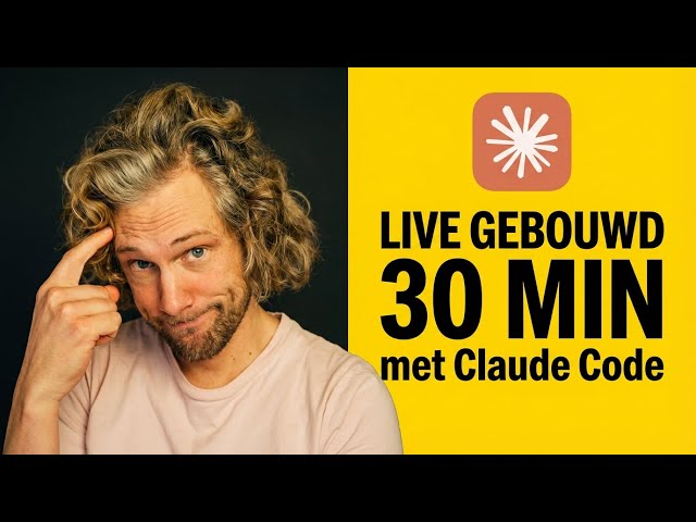 Ik kan nu alles bouwen wat ik wil. Zonder developer. Met Claude Code. U vraagt, wij draaien. 