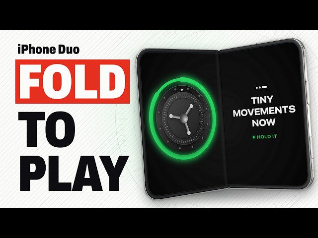 I Built an iPhone Duo Game You Play by Folding It