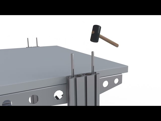 SybaPro laboratory stand Laboratory system with SybaLab laboratory technology Assembly instruction