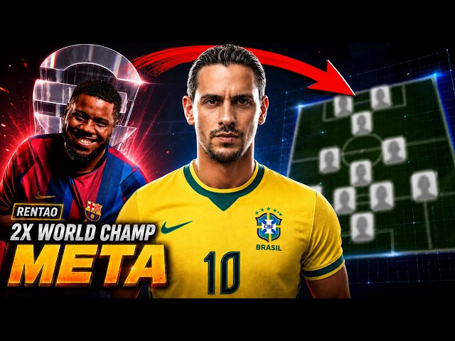 I'm using the TACTICS of RENTAO - The eFootball Mobile World Champion! 😲🔥 (He Won it TWICE!)