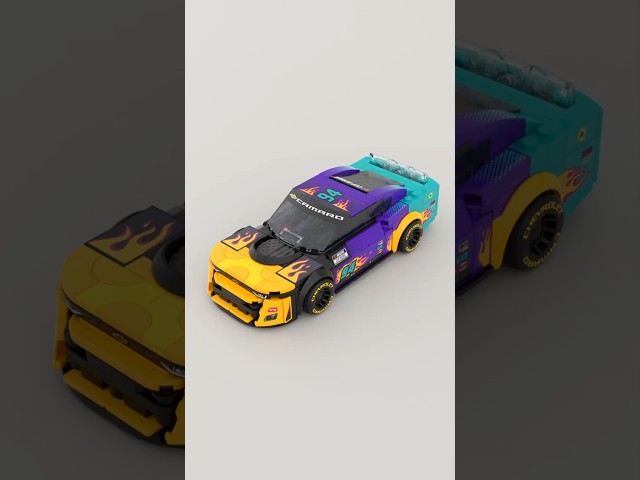 LEGO 76935 NASCAR Next Gen Chevrolet Camaro ZL1 Satisfying Speed Build #lego